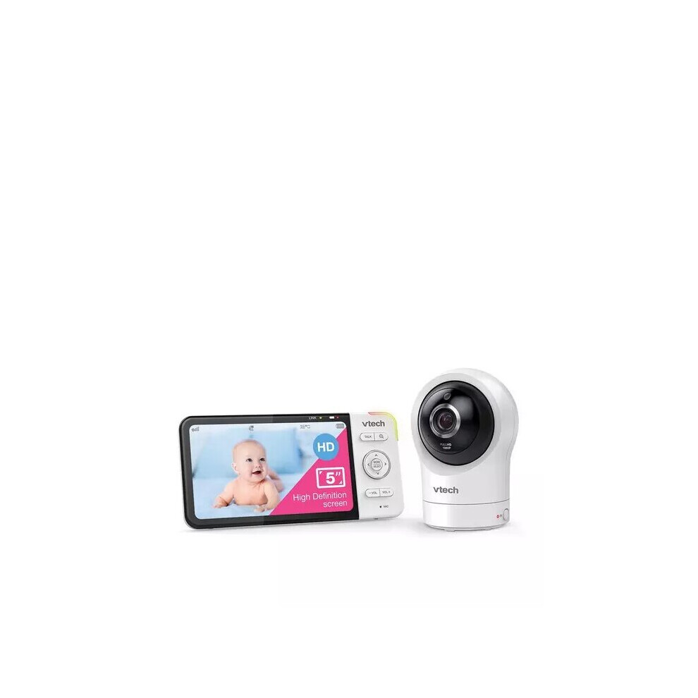 VTech RM5764HD Digital WiFi Video Baby Monitor 5in Screen Infrared Night Vision