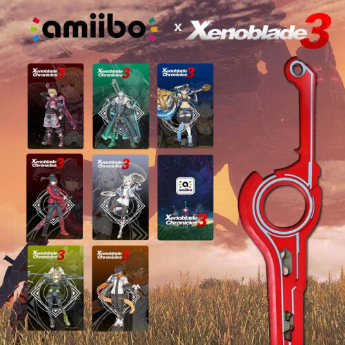 7pcs Xenoblade Chronicles 3 Amiibo Karten Shulk NS 1