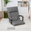 Costway Adjustable Padded Lazy Sofa W/ Linkage Armrest Floor Sofa Recliner 7