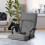 Costway Adjustable Padded Lazy Sofa W/ Linkage Armrest Floor Sofa Recliner 9