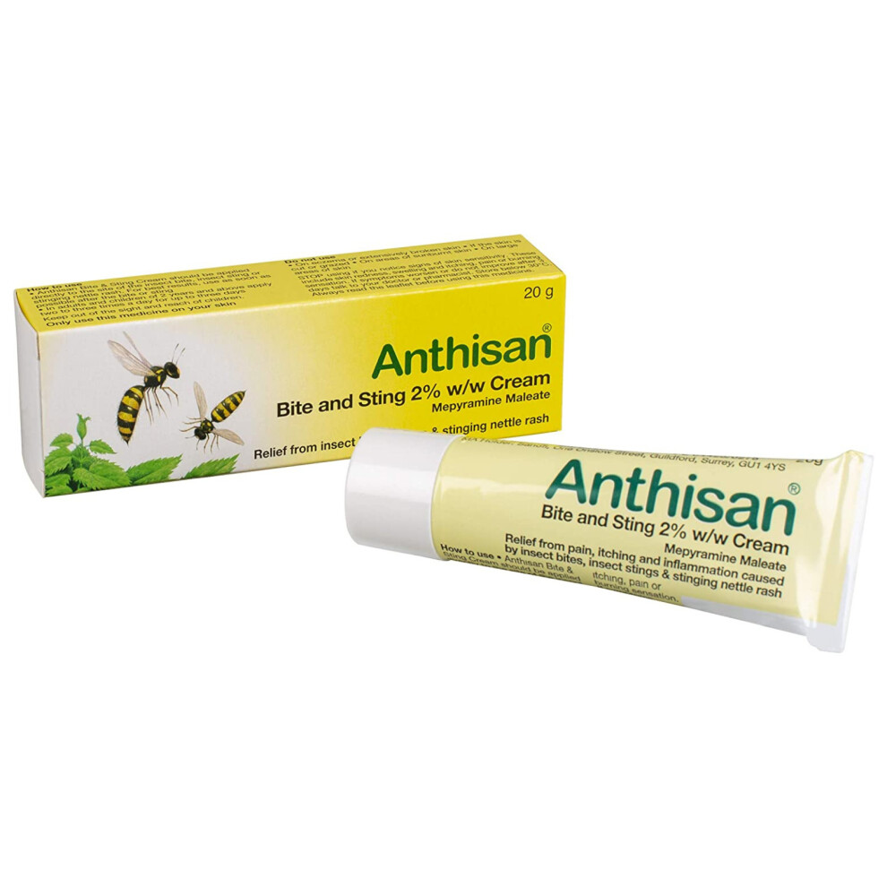 Anthisan Bite and Sting Cream 20g Relief from Insects Bites and Stings