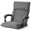 Costway Adjustable Padded Lazy Sofa W/ Linkage Armrest Floor Sofa Recliner 12
