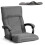 Costway Adjustable Padded Lazy Sofa W/ Linkage Armrest Floor Sofa Recliner 1