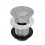 NRG Chrome Slotted Basin Sink Tap Push Pop Up Click Clack Brass Waste Plug 3