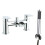 NRG Waterfall Bath Shower Mixer Tap Chrome Hand Held Shower Head 2