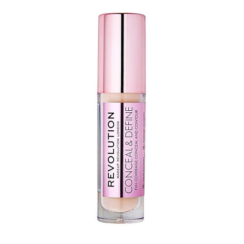 Makeup Revolution, Conceal & Define, Corrective, Liquid Concealer, C5, 4 g