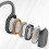 Shokz Casque Bluetooth Bone Conduction Autonomy 8h OpenRun Shokz gris 4