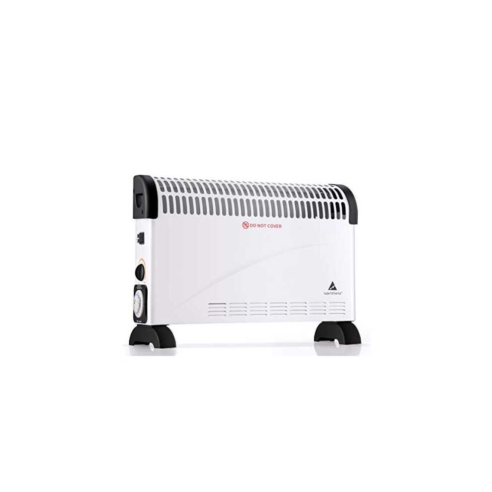 SORTFIELD Convector Radiator Heater/Adjustable 3 Heat Settings (750/1250 / 2000 W) Electrical Convection Heating with Adjustable Thermostat