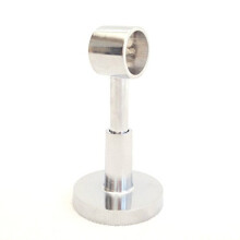 Your Home Online 19mm 28mm 35mm Chrome Single & Double Curtain Pole Rod Brackets (19mm Ceiling)