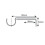SPEEDY Poles Apart 28mm Adjustable Curtain Pole Support, Chrome 3