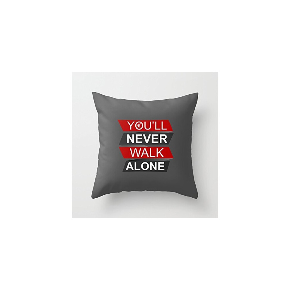 KCOUU Cushion Cover YNWA Liverpool Throw Pillow Cover Square Decorative Cushion Cover Pillowcase