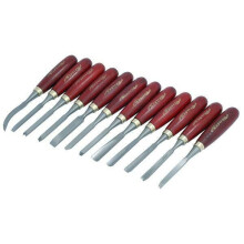 12 Piece Wooden Carving Chisel Set Woodworking Tools (Genuine Neilsen CT0055)