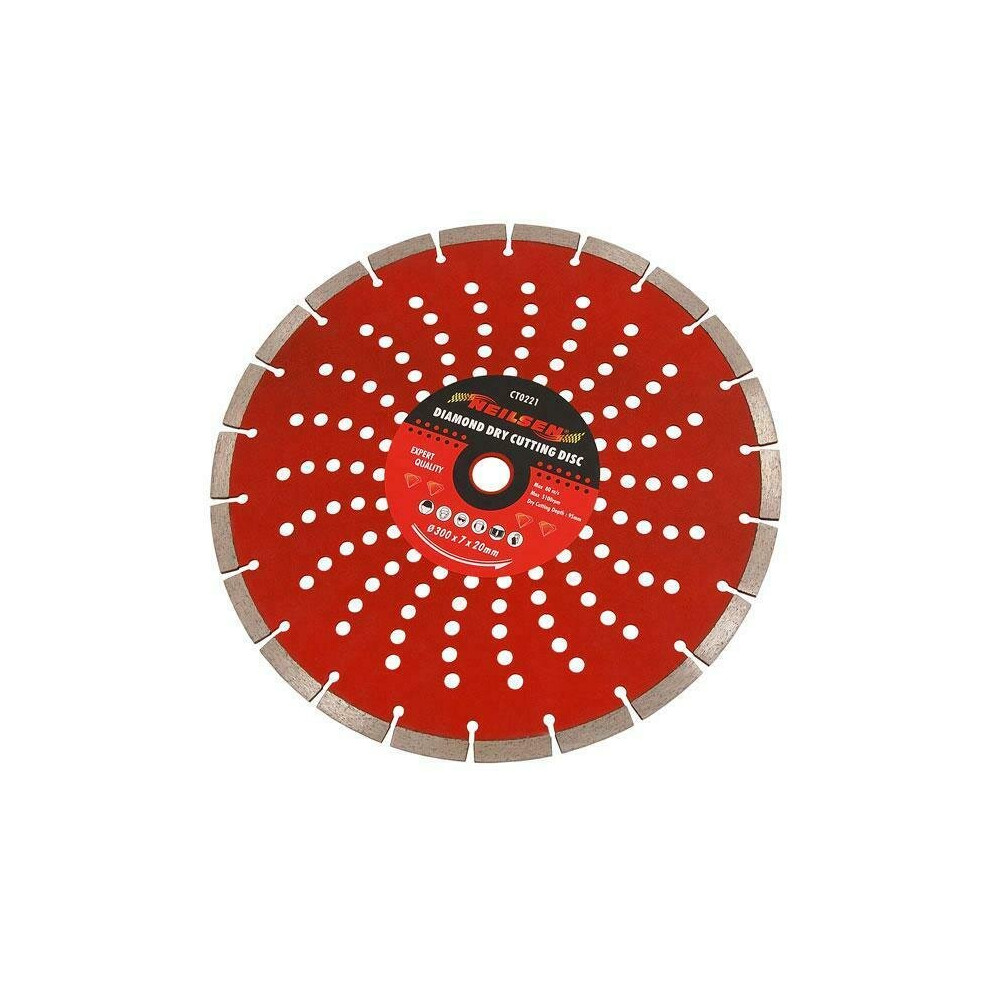 Neilsen 12" 300Mm Diamond Cutting Disc Blade Masonry Etc (Genuine Ct0221)