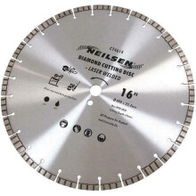 Diamond Cutting Disc 16 In for Asphalt, Concrete, Steel (Genuine Neilsen CT4614)
