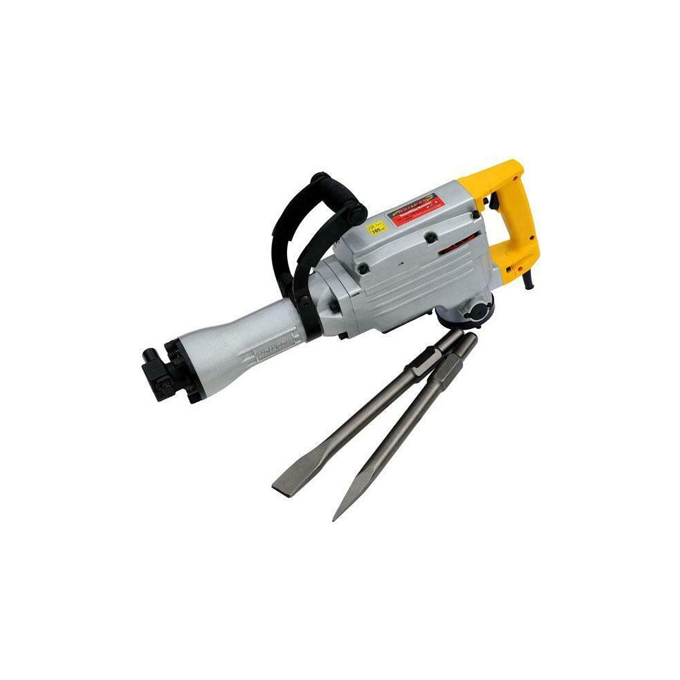 230V Concrete Breaker Demolition Hammer w/ Chisels/Case (Genuine Jobsite CT0903)