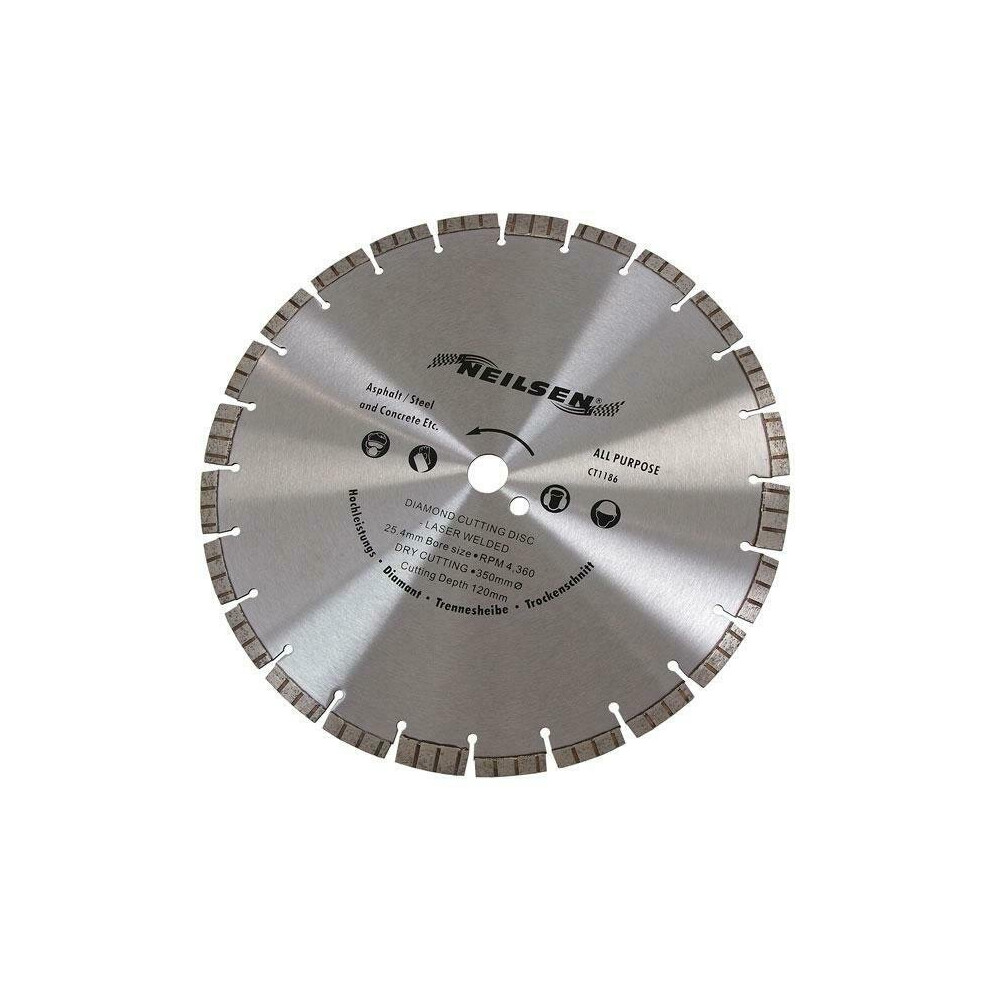 Diamond Blade - 14inch All Purpose (Genuine Neilsen CT1186)