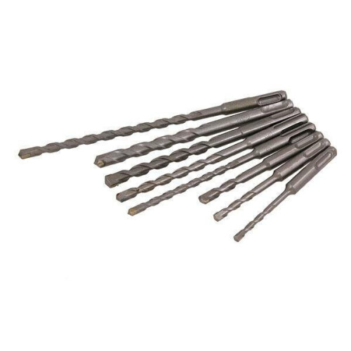 Neilsen Masonry Drill Bit Set 8pc SDS Plus Sizes 5-12mm (Genuine Neilsen CT2999) 1