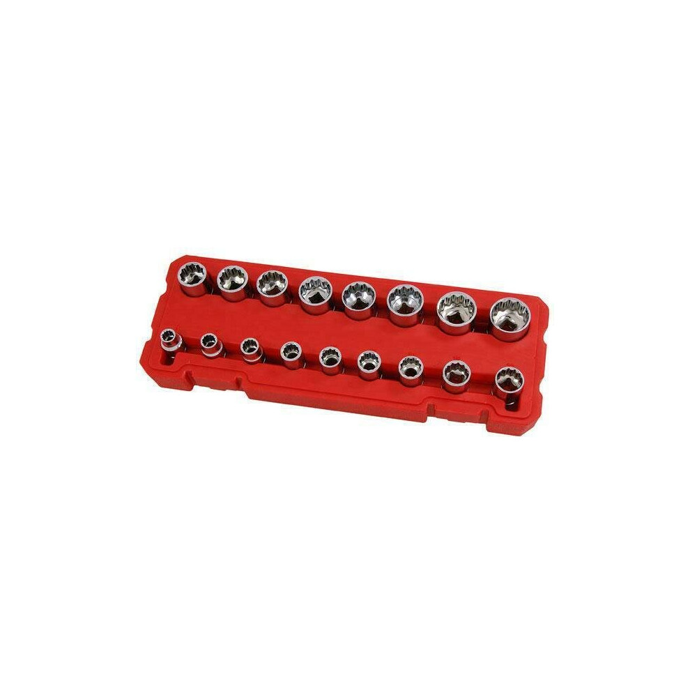 Neilsen Socket Set - 17 Piece 3/8 Inch Drive In Bmc (Genuine Ct0872)