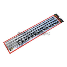 4pc 600mm Long Wood Auger Drill Bit Set, Hex Shank, 8/12/16/24mm (CT3300) - High Carbon Steel, Genuine Neilsen