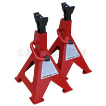 Pair Ton 6T Ratchet Axle Stands Car Van Caravan New Boxed (Neilsen CT0966)