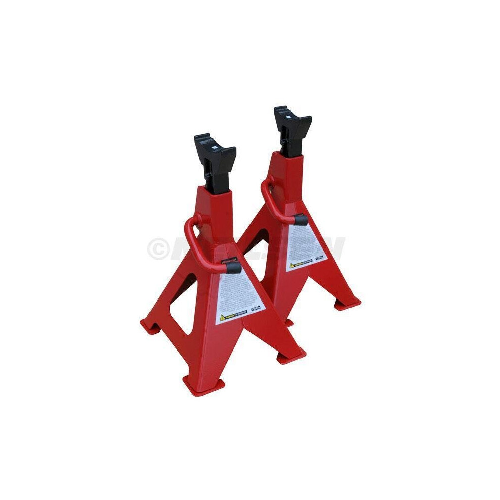 Neilsen Pair Ton 6T Ratchet Axle Stands Car Van Caravan New Boxed (Neilsen Ct0966)