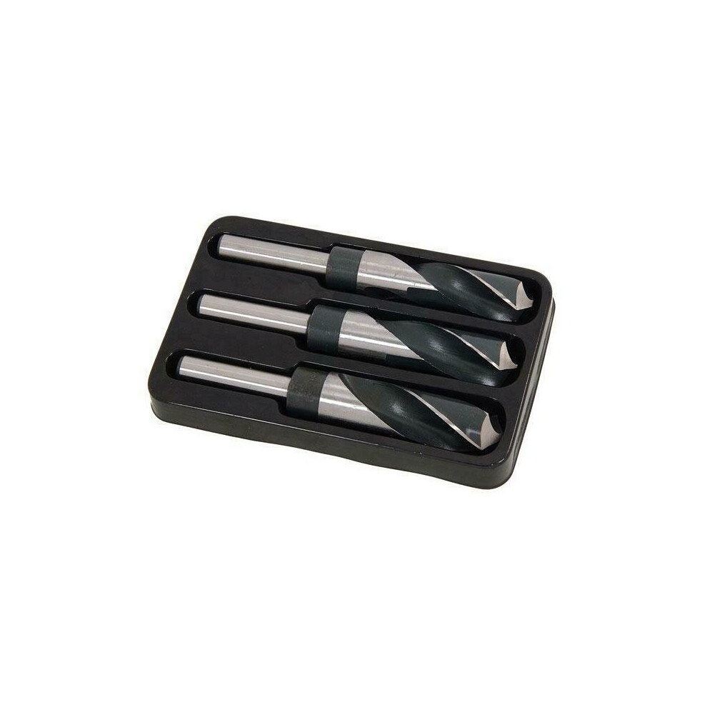 Neilsen Drill Bit Set 3Pc Hss 22, 24, 25Mm Reduced 12.8Mm Shanks (Neilsen Ct4819)