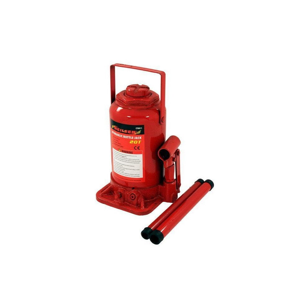 20 Ton Hydraulic Bottle Car Jack Garage Workshop Tool Heavy Duty