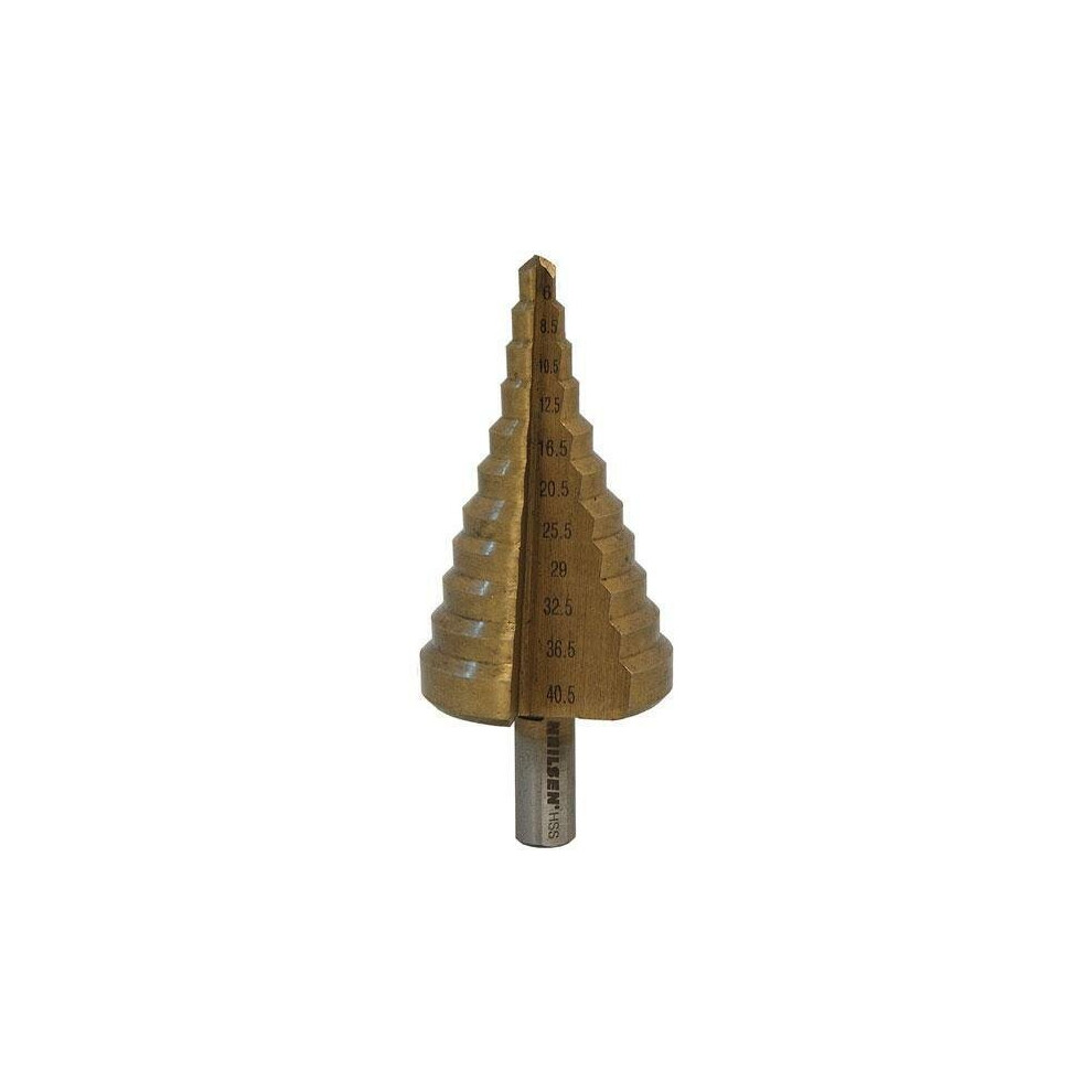 Neilsen Step Drill Hss Steel Titanium Cone Bit 6Mm - 40Mm (Genuine Ct5224)