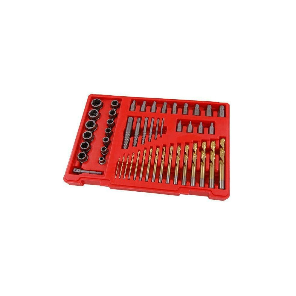 Screw Extractor/Drill Bit Set - 48pcs (Genuine Neilsen CT5764)