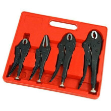 Locking Pliers - 4 Piece Set - Heavy Duty Grip Wrench (Genuine Neilsen CT0980)