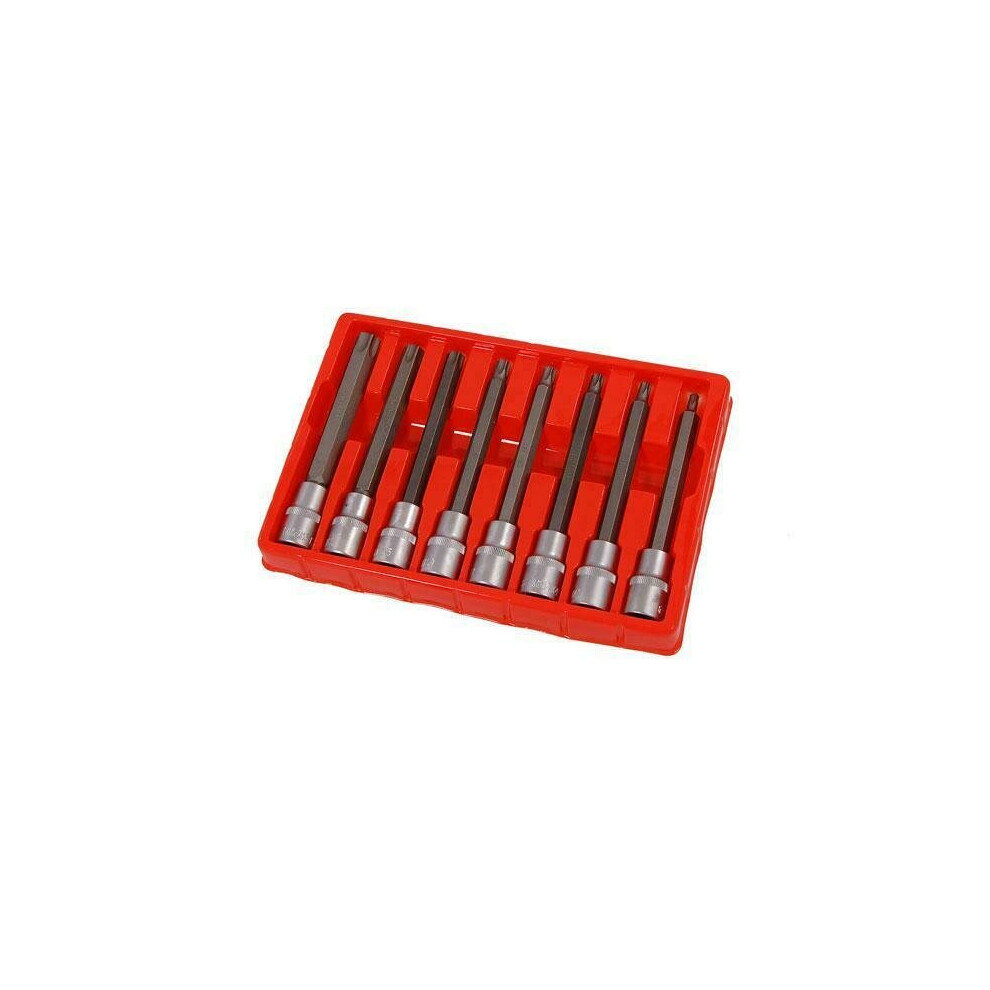 Star Bit Set - 8 piece 1/2 drive Extra Long (Genuine Neilsen CT1276)