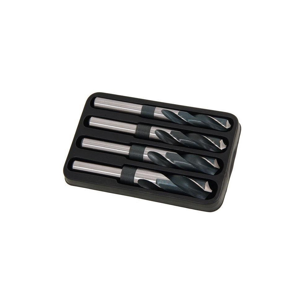 Neilsen 4Pc Reduced Shank Hss Drill Bits 14Mm, 16Mm, 18Mm, & 20Mm Bits (Neilsen Ct4818)