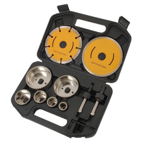 Neilsen 11Pc Diamond Core Hole Saw Drill Set Ceramic Tiles etc (Genuine Neilsen CT2548)
