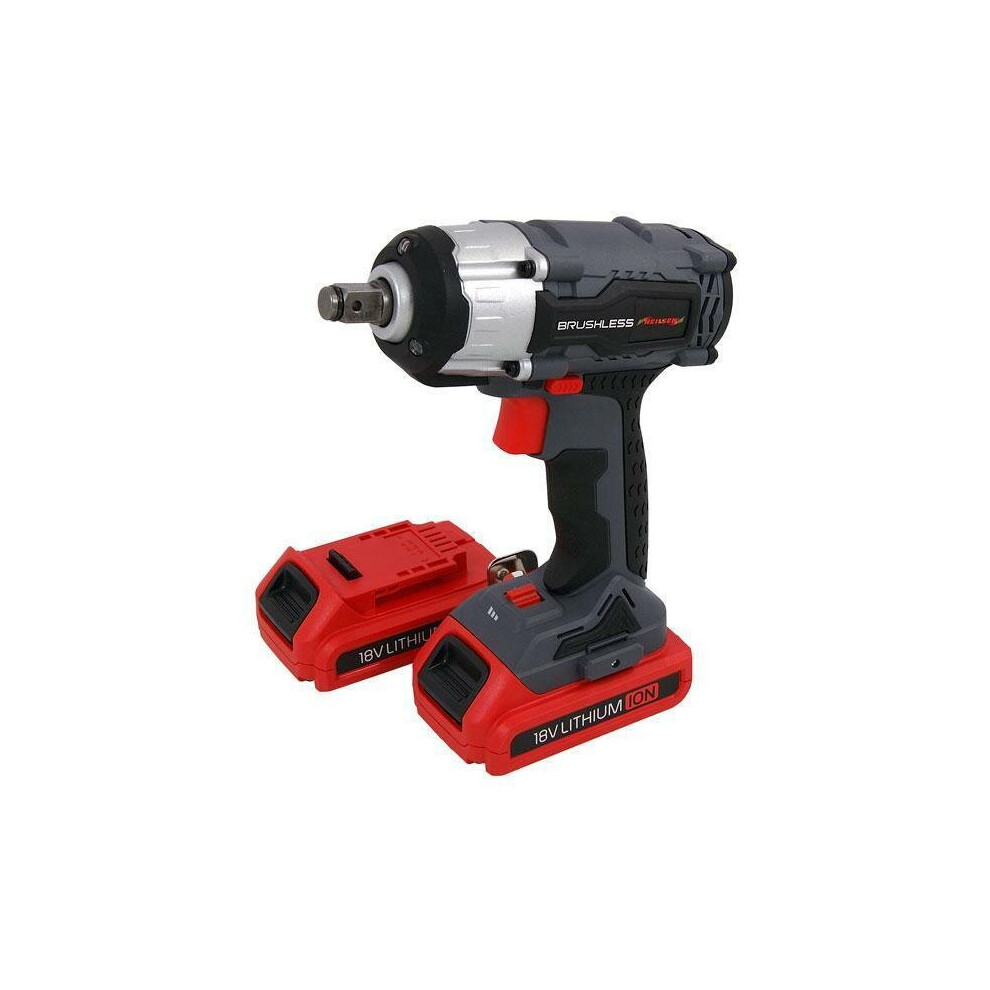 Neilsen Cordless Impact Gun Wrench 350Nm 2 Batteries 18V Li-Ion (Genuine Ct3970)