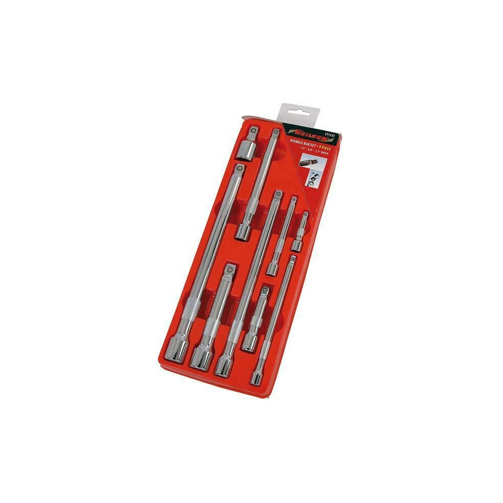 Extension Bars - 9 Piece Set 1/4 Inch 3/8 1/2 Drive (Genuine Neilsen Ct1232) 5060028092321