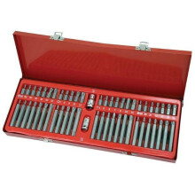 54pc Star Torx Hex Allen Spline Bit 3/8" 1/2" Drive (Genuine Neilsen CT1882)