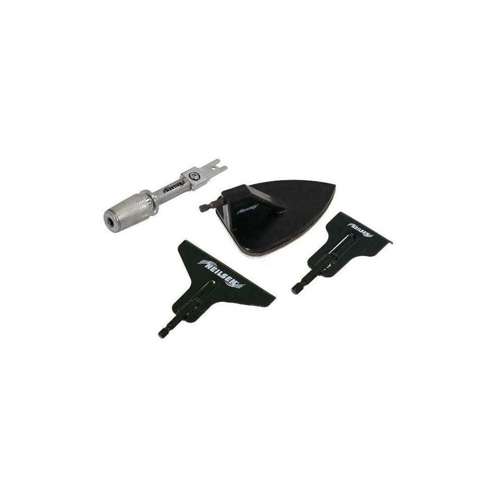 Neilsen 4Pc Reciprocating Saw Accessory Set- Scraper Sander Etc (Genuine Ct0613)