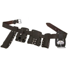 Scaffolding Tool Belt Oil Tanned Leather Adjustable (Genuine Neilsen CT0821)