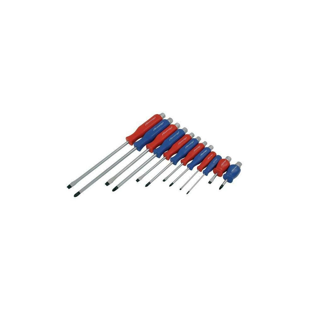 Screwdriver Set 12 Piece Mechanics Garage Tool Hex (Genuine Neilsen Ct1505) 5060028095056