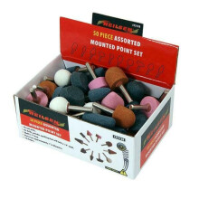 50pc Mounted Grinding Stones for Air Die Grinders Tool (Genuine Neilsen CT3128)