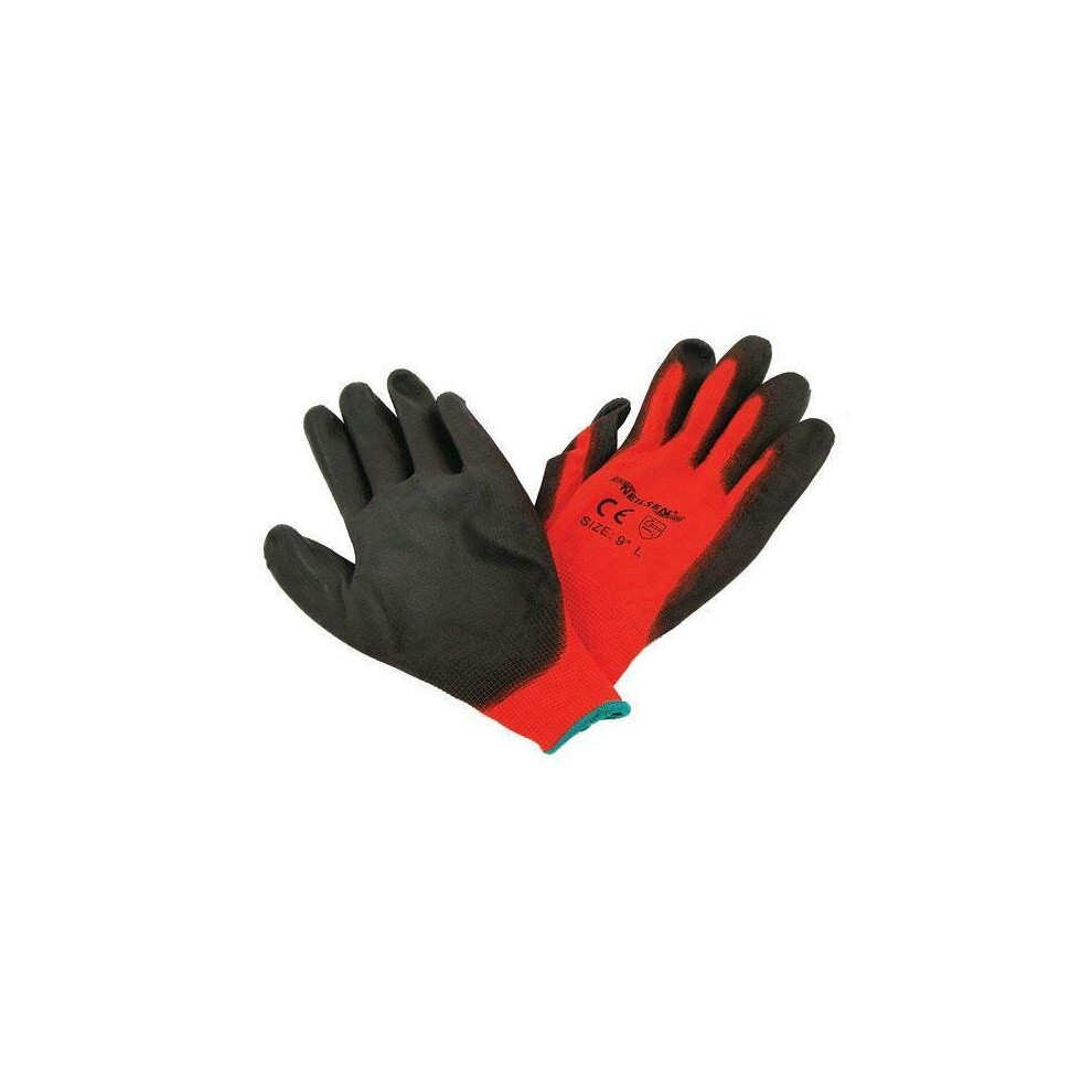 12Xsize 9 (Large) Scaffold Grip/Builders/Fencing Gloves (Genuine Neilsen Ct3835) 5055282038352