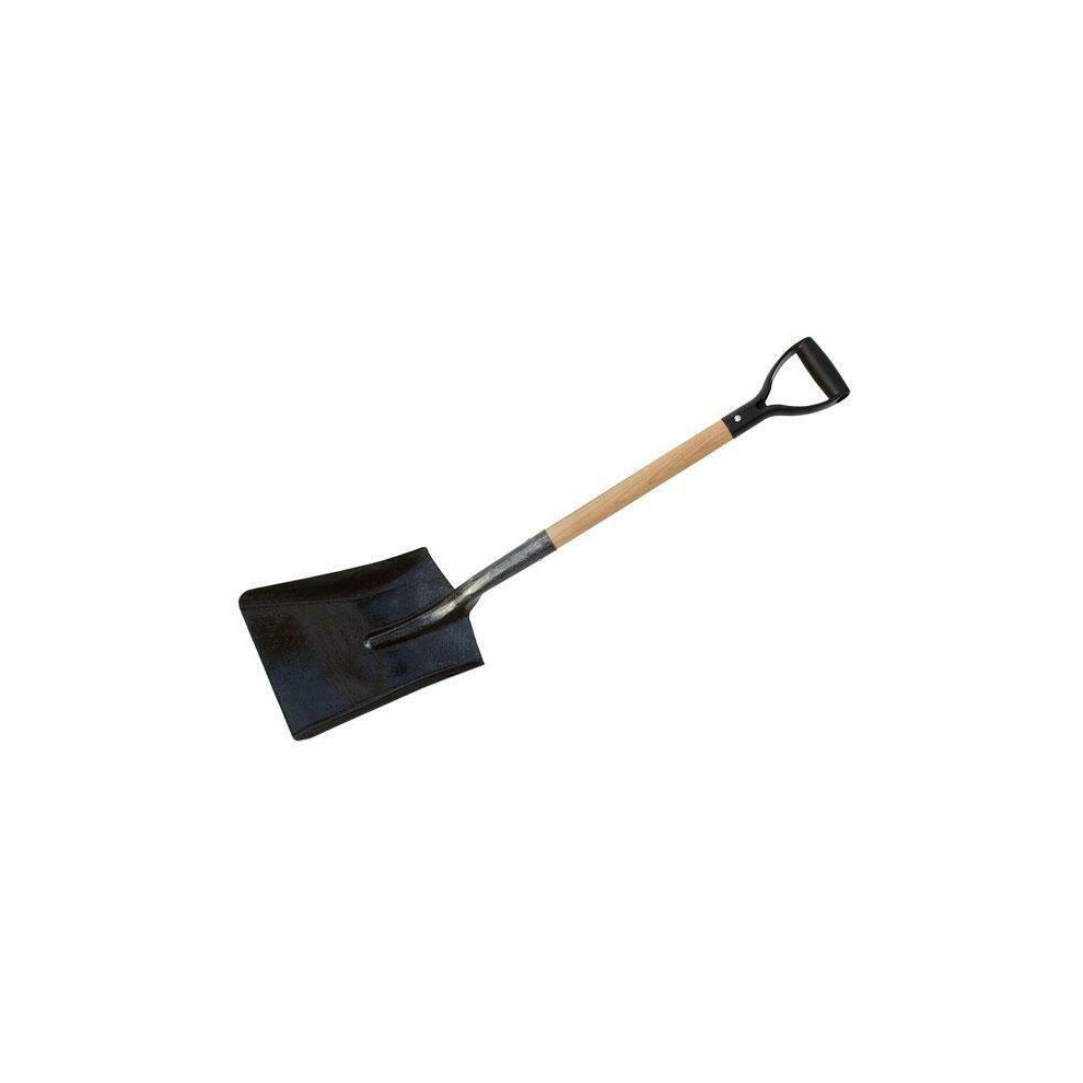 Garden Builders Shovel Wooden Handle Square Spade (Genuine Neilsen CT0091)