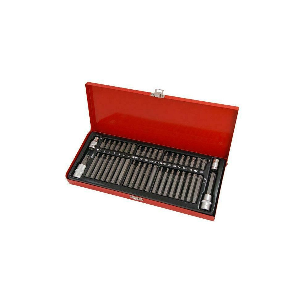 Neilsen 44Pcs Master Mechanic Socket Bit Tool Set Torx Hex Bits (Genuine Ct3668) Size 44