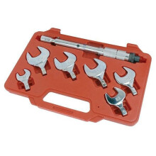 7Pc Spanner Head Set With Torque Quality Tool 17-29mm Sizes Garage Kit (CT1219)