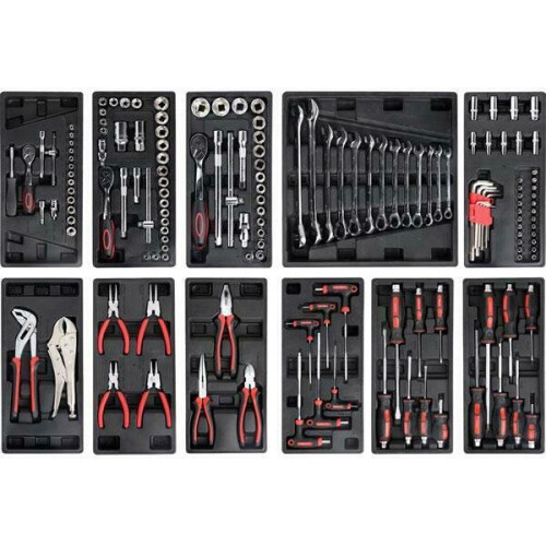 Neilsen 6 Drawer Roller Cabinet With 155 Tools (Genuine Neilsen CT4904) 1