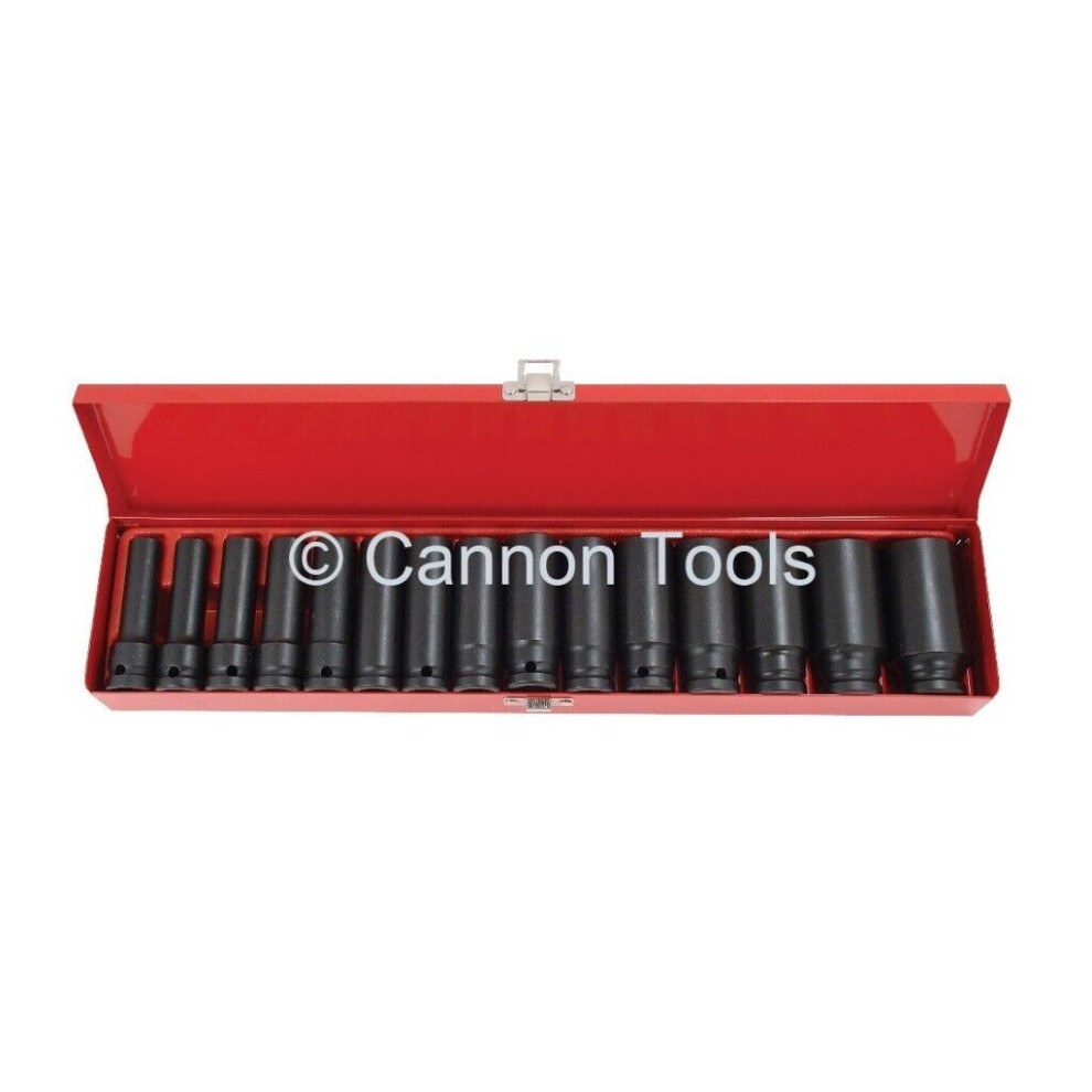 Neilsen 15Pc 1/2" Drive Deep Impact Metric Socket Set 10 - 30Mm (Genuine Ct1093)