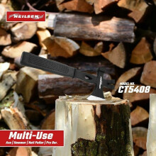 4in1 Multi Use Axe/Hammer/Nail Puller/Pry Bar/Crowbar/Log Chopper/Slice&Cut Wood