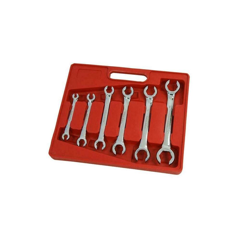 6 Piece Flaring Tool Set Nut Wrench Set Spanner (Genuine Neilsen CT1424)