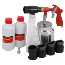 Air Sandblaster Gun Kit with Blasting Sand Grit 60 & 4 Nozzles (Neilsen CT4694)