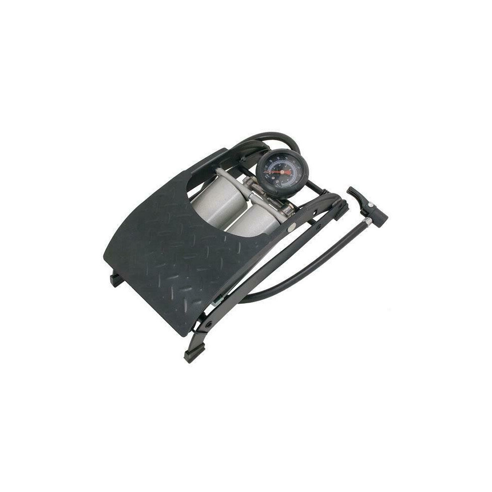 Neilsen Foot Pump Double Cylinder High Pressure Car Motorbike (Genuine Ct1379)